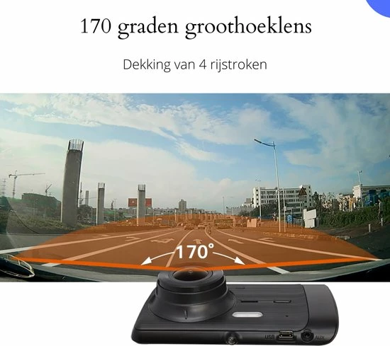 Flash-uitverkoop ❤️ Thuys Dashcam - Dashcam Voor Auto - 1080P Full HD - G-sensor- 4.0 Inch LCD Screen ⭐ 2 Flash-uitverkoop ❤️ Thuys Dashcam - Dashcam Voor Auto - 1080P Full HD - G-sensor- 4.0 Inch LCD Screen ⭐ - Afbeelding 2