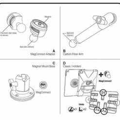 Goedkoopste ✔️ The Joy Factory MagConnect Carbon Fiber Magnet Mount MMU117 🤩 -Brodit store 550x492 5