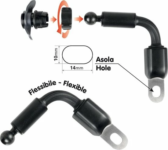 Promo π Lampa Opti-Arm Scooterspiegel Mount Met Waterdichte Smartphone Case π₯ 6 Promo π Lampa Opti-Arm Scooterspiegel Mount Met Waterdichte Smartphone Case π₯ - Afbeelding 6