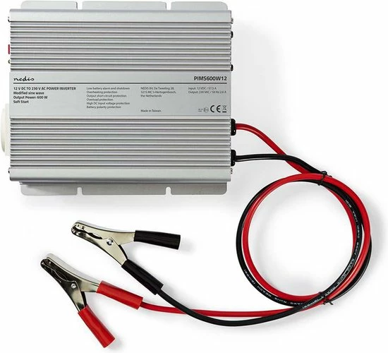 Begroting 🔔 Nedis Inverter Gemodificeerde Sinusgolf | Ingangsvoltage: 12 VDC | Apparaat Stroomoutput: 1 | 230 V ~ 50 Hz | 600 W | Piekvermogen: 1500 W | Type Stopcontact: F (CEE 7/3) | Accuklemmen 😍 10 Begroting 🔔 Nedis Inverter Gemodificeerde Sinusgolf | Ingangsvoltage: 12 VDC | Apparaat Stroomoutput: 1 | 230 V ~ 50 Hz | 600 W | Piekvermogen: 1500 W | Type Stopcontact: F (CEE 7/3) | Accuklemmen 😍 - Afbeelding 10