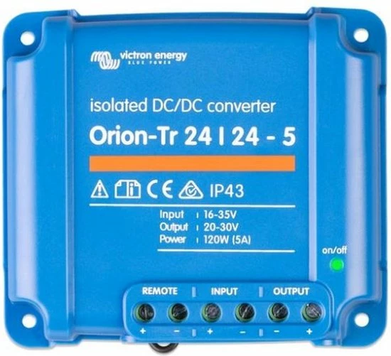 Victron Orion-Tr 24/24-5A (120W) Isolated DC-DC converter Flash-uitverkoop ???? Victron Energy Victron Orion-Tr 24/24-5A (120W) Isolated DC-DC Converter ???? -Brodit store 550x501 3
