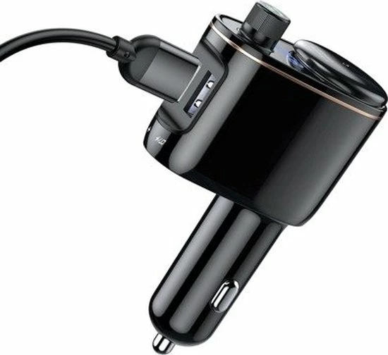 Top 10 ???? Baseus FM Transmitter Auto Bluetooth Carkit - Handsfree Bellen / Muziek Afspelen Via Bluetooth /AUX /TF/SD Kaart / USB Oplader CCALL-RH01 FM Transmitter ???? 8 Top 10 ???? Baseus FM Transmitter Auto Bluetooth Carkit - Handsfree Bellen / Muziek Afspelen Via Bluetooth /AUX /TF/SD Kaart / USB Oplader CCALL-RH01 FM Transmitter ???? - Afbeelding 8