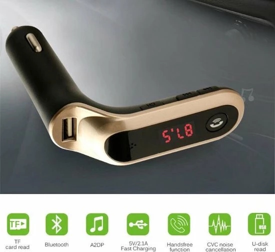 Aanbiedingen 🔔 DrPhone FM7 - Bluetooth FM Transmitter ? USB Poort - Carkit Autolader ? Microfoon ? Handsfree Bellen ? Sigarettenplug - Zwart ✨ 5 Aanbiedingen 🔔 DrPhone FM7 - Bluetooth FM Transmitter ? USB Poort - Carkit Autolader ? Microfoon ? Handsfree Bellen ? Sigarettenplug - Zwart ✨ - Afbeelding 5