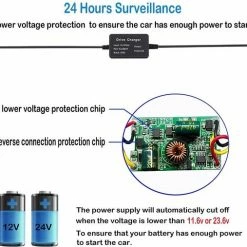 Groothandel ???? DrPhone HPK1 - Hardwire Parkeer Kit – Eenvoudig Te Installeren – Lage Voltagebescherming – Brede Capaciteit – Micro-USB - Zwart ???? -Brodit store 550x507 5