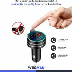 Flash-uitverkoop 👏 Wegman Bluetooth FM Transmitter - Autolader - Carkit - Autoradio - Bluetooth Transmitter 🥰 20 Flash-uitverkoop 👏 Wegman Bluetooth FM Transmitter - Autolader - Carkit - Autoradio - Bluetooth Transmitter 🥰 -Brodit store 550x513