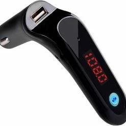 Aanbiedingen 🔔 DrPhone FM7 - Bluetooth FM Transmitter ? USB Poort - Carkit Autolader ? Microfoon ? Handsfree Bellen ? Sigarettenplug - Zwart ✨