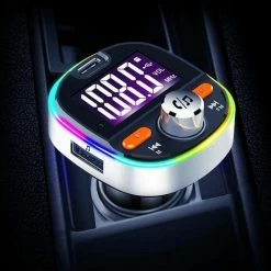 Coupon 🌟 Athletix® Bluetooth FM Transmitter - Carkit - Auto Lader- Handsfree Bellen - MP3 - USB / SD Kaart - Snel Lader - 3 USB Poorten - Spotify / YouTube ❤️ -Brodit store 550x519