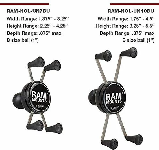 RAM Mounts Universele X-Grip klem voor smartphones met 1-inch bal (RAM-HOL-UN7BU) Gloednieuw ⭐ RAM Mounts Universele X-Grip Klem Voor Smartphones Met 1-inch Bal (RAM-HOL-UN7BU) ???? -Brodit store 550x521 2