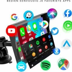 Beste Pirce ???? Ossora Navigatiesysteem 7 Inch - 2022 - Apple Carplay (wireless) - Android Auto - Universeel - Bluetooth - TomTom GO ???? -Brodit store 550x527 1