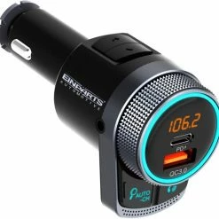 Aanbiedingen 👍 Einpart Bluetooth FM-Zender - Carkit - Autolader USB A / USB C - Snellader - Handsfree Bellen 🛒