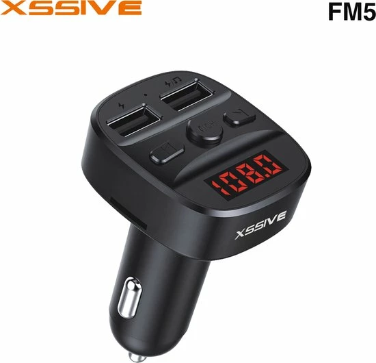 Goedkoopste ???? XSSIVE FM CAR MP3 CHARGER FM TRANSMITTER FM5 ???? 3 Goedkoopste ???? XSSIVE FM CAR MP3 CHARGER FM TRANSMITTER FM5 ???? - Afbeelding 3