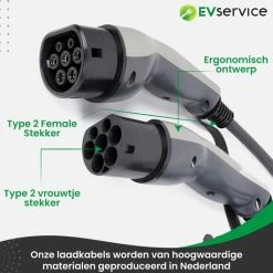 Begroting ✨ Ratio Laadkabel - 1 Fase 16 Amp?re - 4 Meter Type 2 ???? -Brodit store 550x530