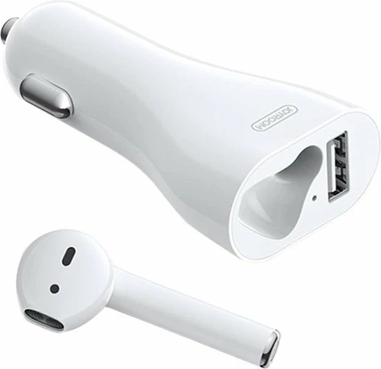 Flash-uitverkoop ???? Joyroom Autolader | USB - Adapter Met Bluetooth Draadloos Oordopje | Siri Ondersteuning BT Ear Bud ???? 1 Flash-uitverkoop ???? Joyroom Autolader | USB - Adapter Met Bluetooth Draadloos Oordopje | Siri Ondersteuning BT Ear Bud ????