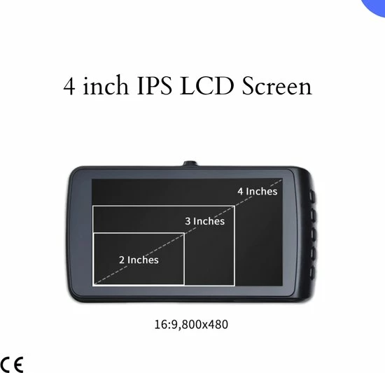 Flash-uitverkoop ❤️ Thuys Dashcam - Dashcam Voor Auto - 1080P Full HD - G-sensor- 4.0 Inch LCD Screen ⭐ 4 Flash-uitverkoop ❤️ Thuys Dashcam - Dashcam Voor Auto - 1080P Full HD - G-sensor- 4.0 Inch LCD Screen ⭐ - Afbeelding 4