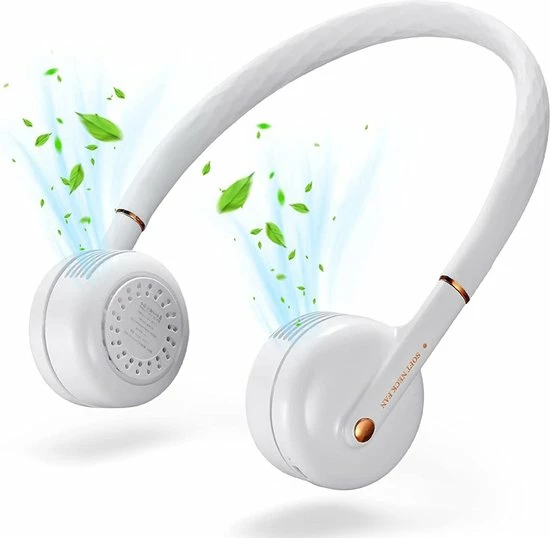 Beste Verkoop ๐ฅ TOP-AA Neck Fan, Bladloos Oplaadbare(USB) Luchtkoelerventilator Mini Handsfree Bladloze Nekventilator Met LED-licht, Wit ๐งจ 1 Beste Verkoop ๐ฅ TOP-AA Neck Fan, Bladloos Oplaadbare(USB) Luchtkoelerventilator Mini Handsfree Bladloze Nekventilator Met LED-licht, Wit ๐งจ
