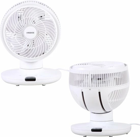 AREBOS 3D Luchtcirculatieventilator Draaibaar Compact Tafelvenitlator 55 W Beste deal ❤️ AREBOS 3D Luchtcirculatieventilator Draaibaar Compact Tafelvenitlator 55 W ⭐ -Brodit store 550x539 6