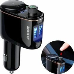 Beste Pirce 🌟 Baseus Bluetooth FM-Transmitter Auto-Lader 2x USB 3.4A ✔️