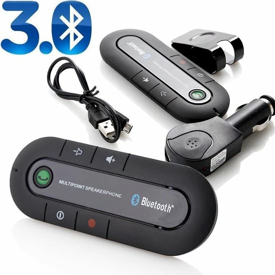 Kopen 𧨠Merkloos Universele Bluetooth Carkit - Plug-and-play - Zwart π 1 Kopen 𧨠Merkloos Universele Bluetooth Carkit - Plug-and-play - Zwart π