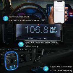Korting ???? Igoods Bluetooth FM Transmitter ❤️ -Brodit store 550x550 149