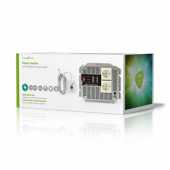 Goedkoopste 😉 Nedis Inverter Gemodificeerde Sinusgolf | Ingangsvoltage: 12 VDC | Apparaat Stroomoutput: 2 | 230 V ~ 50 Hz | 2500 W | Piekvermogen: 5000 W | Type Stopcontact: F (CEE 7/3) | Screw Terminal 🔥 13 Goedkoopste 😉 Nedis Inverter Gemodificeerde Sinusgolf | Ingangsvoltage: 12 VDC | Apparaat Stroomoutput: 2 | 230 V ~ 50 Hz | 2500 W | Piekvermogen: 5000 W | Type Stopcontact: F (CEE 7/3) | Screw Terminal 🔥 - Afbeelding 13