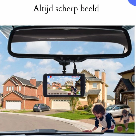 Flash-uitverkoop ❤️ Thuys Dashcam - Dashcam Voor Auto - 1080P Full HD - G-sensor- 4.0 Inch LCD Screen ⭐ 7 Flash-uitverkoop ❤️ Thuys Dashcam - Dashcam Voor Auto - 1080P Full HD - G-sensor- 4.0 Inch LCD Screen ⭐ - Afbeelding 7
