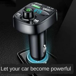 Uitgang 🤩 V9 Bluetooth FM Transmitter Auto - Handsfree Bellen - Draadloos Muziek Streamen 🔥