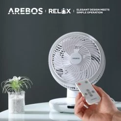Beste deal ❤️ AREBOS 3D Luchtcirculatieventilator Draaibaar Compact Tafelvenitlator 55 W ⭐ 2 Beste deal ❤️ AREBOS 3D Luchtcirculatieventilator Draaibaar Compact Tafelvenitlator 55 W ⭐ -Brodit store 550x550 335