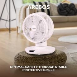 Beste deal ❤️ AREBOS 3D Luchtcirculatieventilator Draaibaar Compact Tafelvenitlator 55 W ⭐ 7 Beste deal ❤️ AREBOS 3D Luchtcirculatieventilator Draaibaar Compact Tafelvenitlator 55 W ⭐ -Brodit store 550x550 340