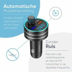 Top 10 ???? Trendfield FM Transmitter Bluetooth 5.0 - Carkit USB 3.0 Fast Charge - Auto Accessoires - Beluister Draadloos Muziek Via Spotify Of Youtube ✔️ -Brodit store 550x550 421