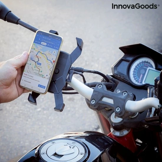 Innovagoods Automatische Smartphone Houder Motor - Waterbestendig - Schokbestendig - MOYCLE Gloednieuw ???? Innovagoods Automatische Smartphone Houder Motor - Waterbestendig - Schokbestendig - MOYCLE ✨ -Brodit store 550x550 475