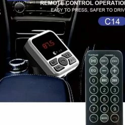 Korting ✔️ Zia Khel Luxe Bass Transmeter Bluetooth Carkit LB-T11 FM Auto MP3 Speler Met Afstandsbediening ⭐ -Brodit store 550x550 88