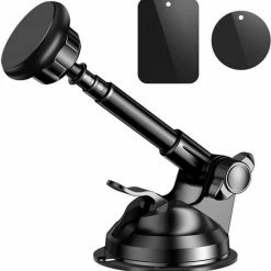 Nieuw 🤩 GadgetBay Universele Sterke Magnetische Auto Houder Standaardcar IPhone Android - Zwart 😉