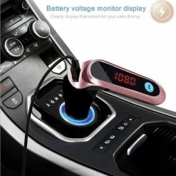 Top 10 ⌛ Merkloos Auto Bluetooth Transmitter - Carkit - USB - Handsfree Bellen - SD Card Ondersteuning - Rose 💯 -Brodit store 550x567 1