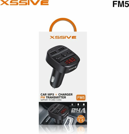 Goedkoopste ???? XSSIVE FM CAR MP3 CHARGER FM TRANSMITTER FM5 ???? 2 Goedkoopste ???? XSSIVE FM CAR MP3 CHARGER FM TRANSMITTER FM5 ???? - Afbeelding 2