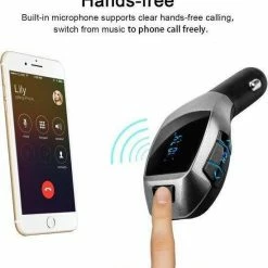 Groothandel 🛒 X5 Bluetooth FM Transmitter Voor In De Auto - Handsfree Bellen Carkit Met AUX / SD Kaart / USB - Ingangen - Bluetooth Handsfree Carkits / Adapter / Auto Bluetooth / LCD Display - X5 FM Transmitter 🥰 -Brodit store 550x578 1