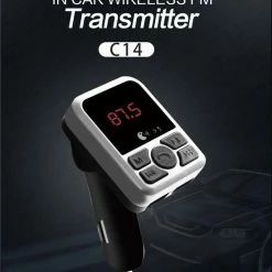 Korting ✔️ Zia Khel Luxe Bass Transmeter Bluetooth Carkit LB-T11 FM Auto MP3 Speler Met Afstandsbediening ⭐ -Brodit store 550x586