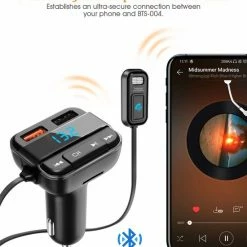 Beste deal ⌛ Merkloos ELEGIANT BTS-004 Bluetooth FM Transmitter - Autolader - Bluetooth Carkit - Bluetooth 5.0 En USB QC 3.0 -zwart ???? 12 Beste deal ⌛ Merkloos ELEGIANT BTS-004 Bluetooth FM Transmitter - Autolader - Bluetooth Carkit - Bluetooth 5.0 En USB QC 3.0 -zwart ???? -Brodit store 550x591 1