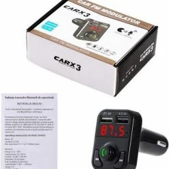 Kopen 🎁 GSMSCHERM Kapot ? Bluetooth B3 Draadloze FM-zender - Zwart ❤️ -Brodit store 550x592 2