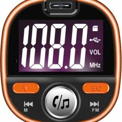 Coupon 🌟 Athletix® Bluetooth FM Transmitter - Carkit - Auto Lader- Handsfree Bellen - MP3 - USB / SD Kaart - Snel Lader - 3 USB Poorten - Spotify / YouTube ❤️ -Brodit store 550x609