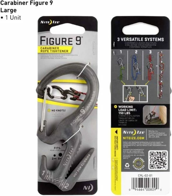 Aanbiedingen π NITE Ize NI-C9L-02-01 Karabijn Figure9 Large 116 Mm X 56 Mm X 13 Mm 1 Stuk(s) π 6 Aanbiedingen π NITE Ize NI-C9L-02-01 Karabijn Figure9 Large 116 Mm X 56 Mm X 13 Mm 1 Stuk(s) π - Afbeelding 6