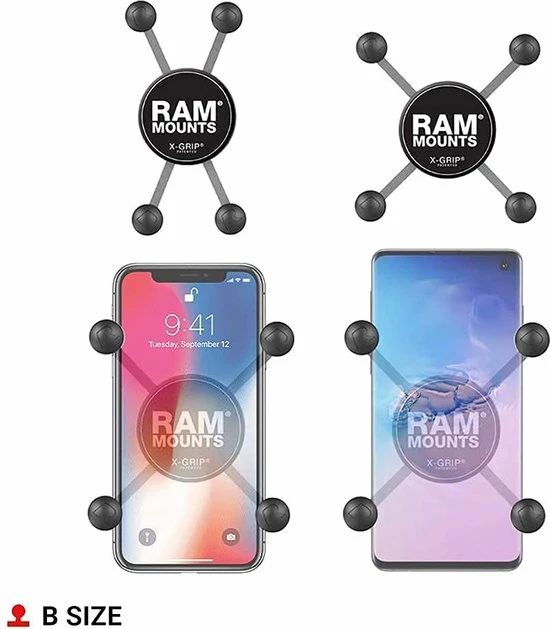 RAM Mounts Universele X-Grip klem voor smartphones met 1-inch bal (RAM-HOL-UN7BU) Gloednieuw ⭐ RAM Mounts Universele X-Grip Klem Voor Smartphones Met 1-inch Bal (RAM-HOL-UN7BU) ???? -Brodit store