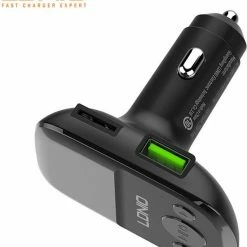 Beste Pirce ???? LDNIO FM Transmitter C706Q Met Lightning Kabel ???? -Brodit store 550x647 2