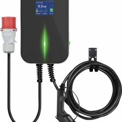 Groothandel ๐ EM2GO EM011AC1B AC Walbox/Laadstation - Type2 - 400V - 16A - IP66 - 7,5m - Zwart/Zilver โจ