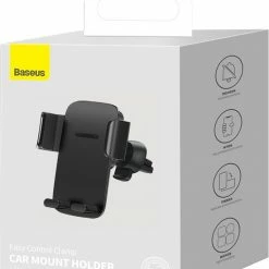 Flash-uitverkoop ???? Baseus Easy Control Actieve Houder Mobiele Telefoon/Smartphone Zwart ???? 5 Flash-uitverkoop ???? Baseus Easy Control Actieve Houder Mobiele Telefoon/Smartphone Zwart ???? -Brodit store 550x659 1