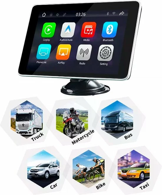 Navigatiesysteem 7.5 inch - Apple Carplay (wireless) - Android Auto - Draadloos - Bluetooth - TomTom GO Groothandel ???? Ossora Navigatiesysteem 7.5 Inch - Apple Carplay (wireless) - Android Auto - Draadloos - Bluetooth - TomTom GO ???? -Brodit store 550x662 2