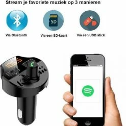 Groothandel ???? TibaGoods Auto FM Transmitter - Bluetooth - Handsfree Bellen - USB - Carkit - Audio Receiver - Oplaadfunctie - Auto Accessoires ???? 2 Groothandel ???? TibaGoods Auto FM Transmitter - Bluetooth - Handsfree Bellen - USB - Carkit - Audio Receiver - Oplaadfunctie - Auto Accessoires ???? -Brodit store 550x665