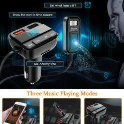 Beste deal ⌛ Merkloos ELEGIANT BTS-004 Bluetooth FM Transmitter - Autolader - Bluetooth Carkit - Bluetooth 5.0 En USB QC 3.0 -zwart ???? 18 Beste deal ⌛ Merkloos ELEGIANT BTS-004 Bluetooth FM Transmitter - Autolader - Bluetooth Carkit - Bluetooth 5.0 En USB QC 3.0 -zwart ???? -Brodit store 550x668