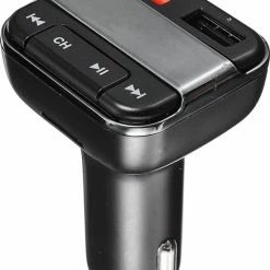 Beste deal ⌛ Merkloos ELEGIANT BTS-004 Bluetooth FM Transmitter - Autolader - Bluetooth Carkit - Bluetooth 5.0 En USB QC 3.0 -zwart 🌟