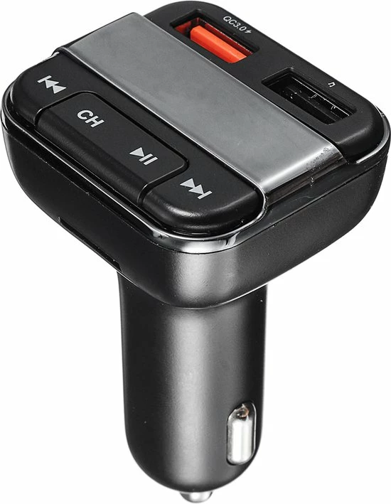 Beste deal ⌛ Merkloos ELEGIANT BTS-004 Bluetooth FM Transmitter - Autolader - Bluetooth Carkit - Bluetooth 5.0 En USB QC 3.0 -zwart ???? 1 Beste deal ⌛ Merkloos ELEGIANT BTS-004 Bluetooth FM Transmitter - Autolader - Bluetooth Carkit - Bluetooth 5.0 En USB QC 3.0 -zwart ????
