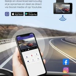 Kopen ⭐ AZDome M63 Pro Dashcam - Ultra 4K Resolutie - Wifi - GPS - Parkeerstand - 64gb Micro SD - 3.0 Inch IPS LCD - Dashcam Voor Auto Met Optionele Achter Camera 🎁 14 Kopen ⭐ AZDome M63 Pro Dashcam - Ultra 4K Resolutie - Wifi - GPS - Parkeerstand - 64gb Micro SD - 3.0 Inch IPS LCD - Dashcam Voor Auto Met Optionele Achter Camera 🎁 -Brodit store 550x715